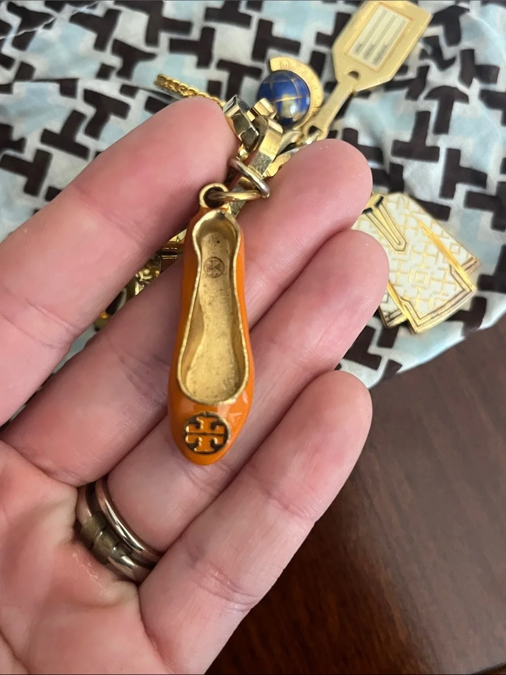 Tory Burch Gold Charm Bracelet